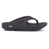 OOfos Unisex OOriginal Sandal - Black- Regular (D) -Gazelle Sports Shop 1000BLK shot1 932x680 6cfe932e e561 4f0c 9fb2 ed6a77c7e2cc