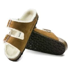 Birkenstock Women's Arizona Shearling Sandal - Mink - Regular/Medium 13 Birkenstock Women's Arizona Shearling Sandal - Mink - Regular/Medium -Gazelle Sports Shop 1001135 sole