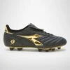 Diadora Men's Brasil #9 Italy LT+MDPU Soccer Shoe - Black/Gold -Gazelle Sports Shop 101.178784 C0893 00 HR