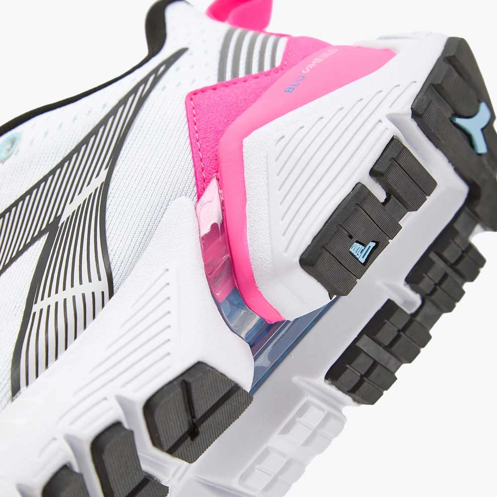 Diadora Women's Vigore 2 Running Shoe - White/Pink Fluo/Black - Regular (B) 5 Diadora Women's Vigore 2 Running Shoe - White/Pink Fluo/Black - Regular (B) - Image 3