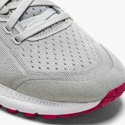 Diadora Women's Mythos Blushield Vigore 2 Running Shoe - Silver Dd/Blk/Rubine Red - Regular (B) -Gazelle Sports Shop 101.179072 D0500 25 HR