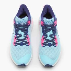 Diadora Women's Volo 3 Running Shoe - Bright Baby Blue/Blueprint - Regular (B) -Gazelle Sports Shop 101.179088 D0253 50 HR