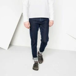 Birkenstock Women's Boston SFB Oiled Leather - Iron - Regular -Gazelle Sports Shop 1013255 f look m