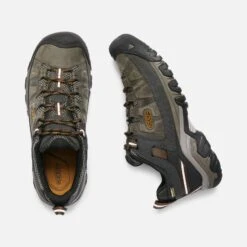 Keen Men's Targhee III Leather Waterproof Hiking Shoe - Black Olive/Golden Brown - Regular (D) 7 Keen Men's Targhee III Leather Waterproof Hiking Shoe - Black Olive/Golden Brown - Regular (D) -Gazelle Sports Shop 1017784 PLD PDP
