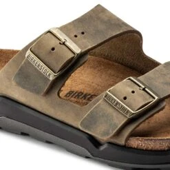 Birkenstock Men's Arizona Rugged Sandal - Faded Khaki - Regular -Gazelle Sports Shop 1018463 detail 1