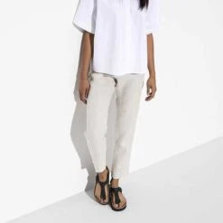 Birkenstock Gizeh Platform Vegan - Birko Flor Black- Regular/Wide -Gazelle Sports Shop 1018546 f look f