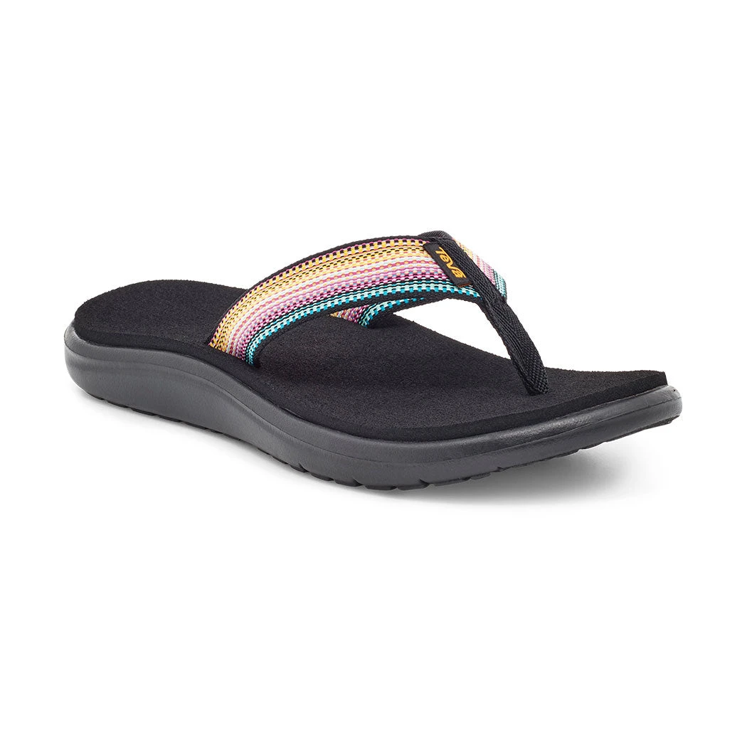 Teva Women's Voya Flip Sandal - Antiguous Black Multi- Regular (B) 4 Teva Women's Voya Flip Sandal - Antiguous Black Multi- Regular (B) - Image 2