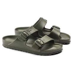 Birkenstock Arizona EVA Sandal - Khaki- Medium/Narrow -Gazelle Sports Shop 1019152 pair