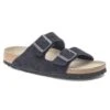 Birkenstock Arizona Suede Soft Footbed -Midnight- Medium/Narrow -Gazelle Sports Shop 1020716