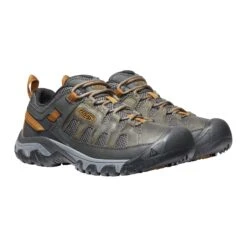 Keen Men's Targhee Vent Trail Shoe - Raven/Bronze Brown - Regular (D) -Gazelle Sports Shop 1020743 PLA large