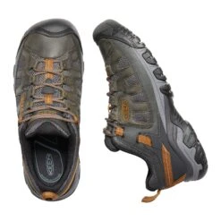 Keen Men's Targhee Vent Trail Shoe - Raven/Bronze Brown - Regular (D) -Gazelle Sports Shop 1020743 PLD large