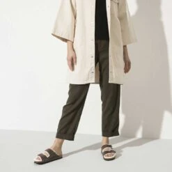 Birkenstock Arizona Shearling Sandal - Habana Natural- Medium/Narrow 15 Birkenstock Arizona Shearling Sandal - Habana Natural- Medium/Narrow -Gazelle Sports Shop 1021049 f look f