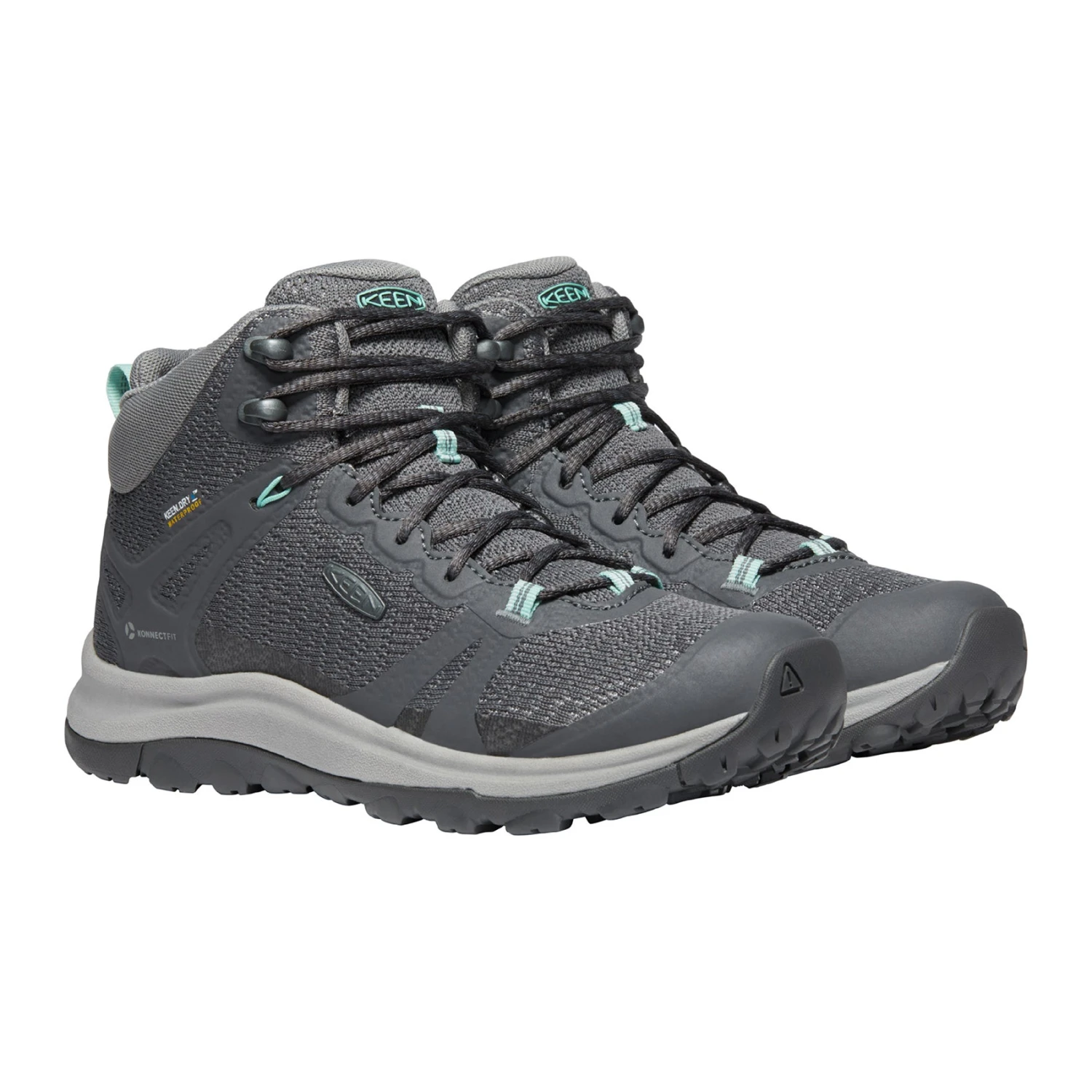 Keen Women's Terradora II Mid Waterproof Hiking Boot - Magnet/Ocean Wave - Regular (B) 5 Keen Women's Terradora II Mid Waterproof Hiking Boot - Magnet/Ocean Wave - Regular (B) - Image 3