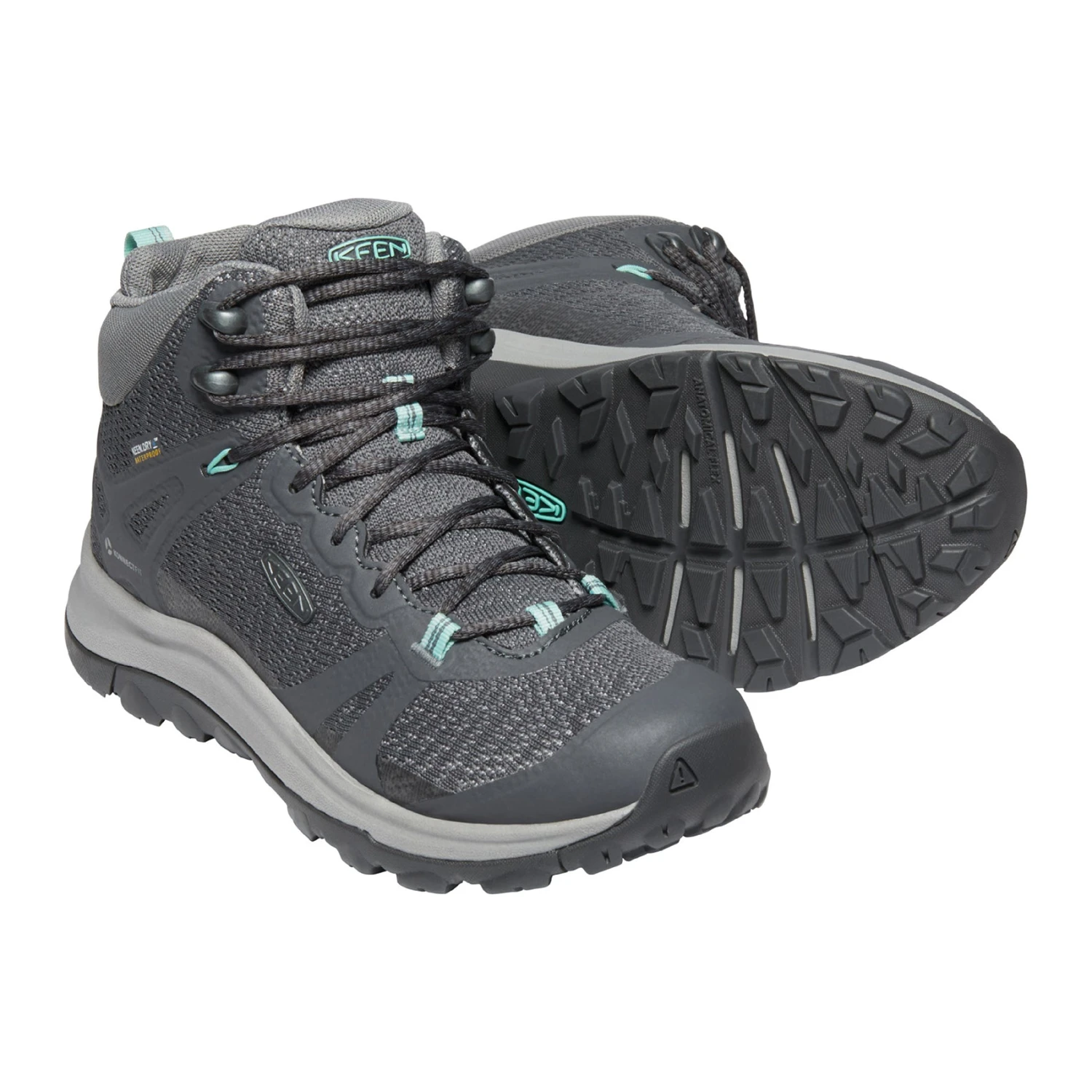 Keen Women's Terradora II Mid Waterproof Hiking Boot - Magnet/Ocean Wave - Regular (B) 7 Keen Women's Terradora II Mid Waterproof Hiking Boot - Magnet/Ocean Wave - Regular (B) - Image 5