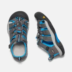 Keen Little Kids' Newport H2 Sandal - Magnet/Brilliant Blue -Gazelle Sports Shop 1022825 PLD PDP 1