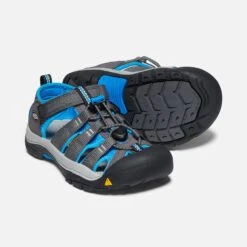 Keen Big Kids' Newport H2 Sandal - Magnet/Brilliant Blue -Gazelle Sports Shop 1022839 PPS PDP 1