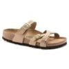 Birkenstock Women's Franca Nubuck Soft Footbed - Sandcastle- Regular/Wide
