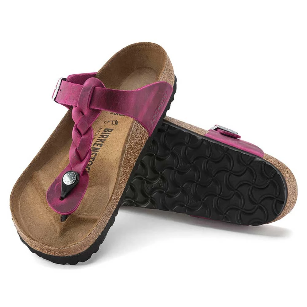 Birkenstock Women's Gizeh Braid Sandal- Festival Fuchsia- Regular/Wide 6 Birkenstock Women's Gizeh Braid Sandal- Festival Fuchsia- Regular/Wide - Image 4
