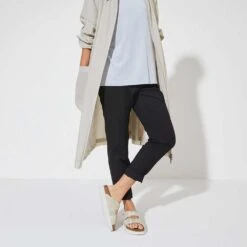 Birkenstock Women's Arizona Platform Sandal- Watercolor Pink- Medium/Narrow -Gazelle Sports Shop 1024597 f look f