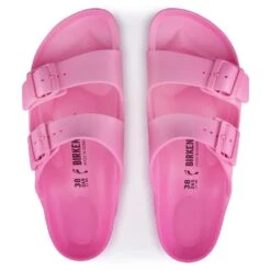 Birkenstock Women's Arizona EVA Sandal - Candy Pink- Medium/Narrow 7 Birkenstock Women's Arizona EVA Sandal - Candy Pink- Medium/Narrow -Gazelle Sports Shop 1024658 1024519 top