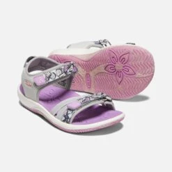 Keen Little Kids' Verano Sandal - Vapor/African Violet -Gazelle Sports Shop 1024823 PPS PDP 1
