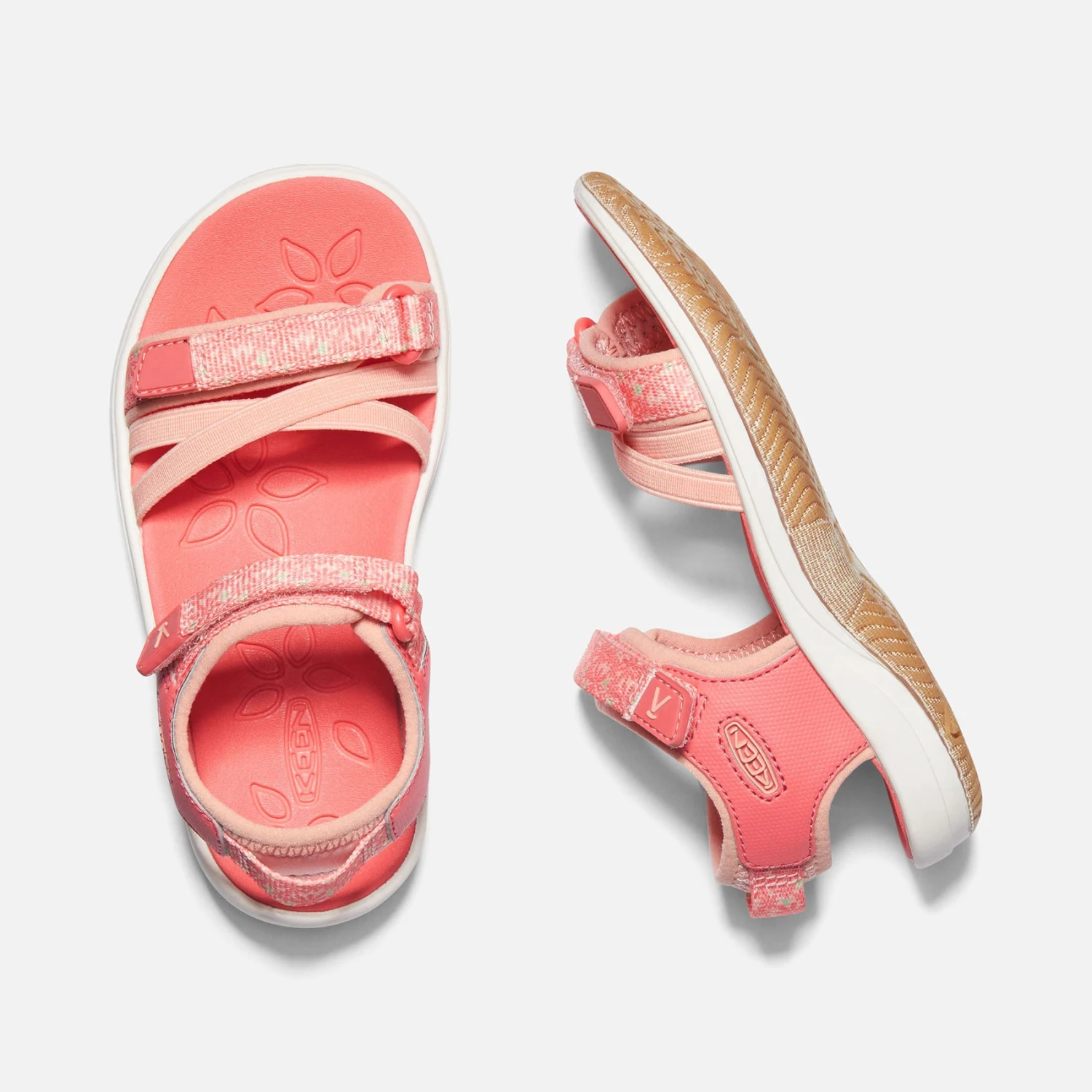 Keen Little Kids' Verano Sandal - Dubarry/Peach Pearl 5 Keen Little Kids' Verano Sandal - Dubarry/Peach Pearl - Image 3