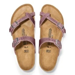 Birkenstock Women's Mayari Oiled Leather Sandal - Lavender - Regular/Wide 7 Birkenstock Women's Mayari Oiled Leather Sandal - Lavender - Regular/Wide -Gazelle Sports Shop 1025053 top