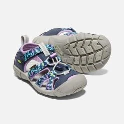 Keen Little Kids' Seacamp II CNX Sandal - Black Iris/African Violet 6 Keen Little Kids' Seacamp II CNX Sandal - Black Iris/African Violet -Gazelle Sports Shop 1025136 PPS PDP