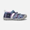Keen Big Kids' Seacamp II CNX Sandal - Black Iris/African Violet -Gazelle Sports Shop 1025149 P PDP