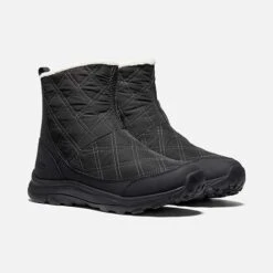 Keen Women's Terradora II Wintry Pull On WP Boot - Black/Black - Regular (B) 10 Keen Women's Terradora II Wintry Pull On WP Boot - Black/Black - Regular (B) -Gazelle Sports Shop 1025531 PLA PDP 1