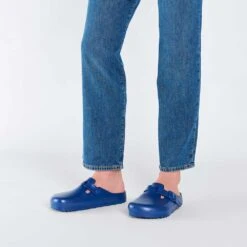 Birkenstock Women's Boston EVA Clog - Navy - Medium/Narrow 13 Birkenstock Women's Boston EVA Clog - Navy - Medium/Narrow -Gazelle Sports Shop 1026216 f look m