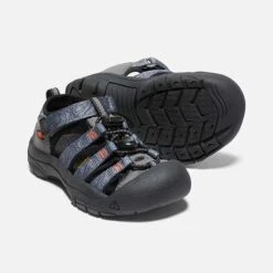 Keen Little Kids' Newport H2 Sandal - Steel Grey/Black -Gazelle Sports Shop 1026268 PPS PDP 1
