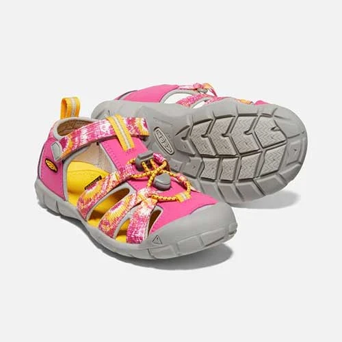 Little Kids' Seacamp II CNX Sandal - Multi/Keen Yellow 7 Little Kids' Seacamp II CNX Sandal - Multi/Keen Yellow - Image 5