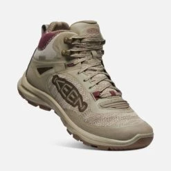 Keen Women's Terradora Flex Mid WP Hiking Boot - Plaza Taupe/Windsor Wine - Regular (B) 11 Keen Women's Terradora Flex Mid WP Hiking Boot - Plaza Taupe/Windsor Wine - Regular (B) -Gazelle Sports Shop 1026878 3Q PDP