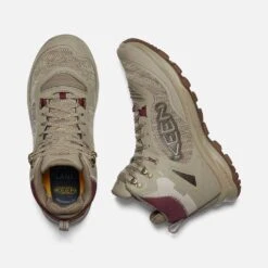 Keen Women's Terradora Flex Mid WP Hiking Boot - Plaza Taupe/Windsor Wine - Regular (B) 12 Keen Women's Terradora Flex Mid WP Hiking Boot - Plaza Taupe/Windsor Wine - Regular (B) -Gazelle Sports Shop 1026878 PLD PDP