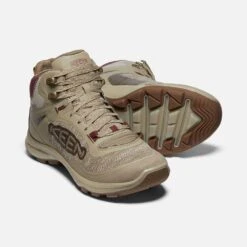 Keen Women's Terradora Flex Mid WP Hiking Boot - Plaza Taupe/Windsor Wine - Regular (B) 10 Keen Women's Terradora Flex Mid WP Hiking Boot - Plaza Taupe/Windsor Wine - Regular (B) -Gazelle Sports Shop 1026878 PPS PDP