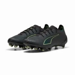 Men's Ultra 6 Ultimate FG Soccer Cleat - Puma Black/Fizzy Light/Green Terrain - Regular (D) -Gazelle Sports Shop 108557 02 2