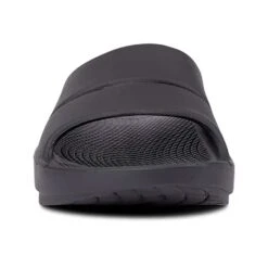 OOfos Unisex OOahh Slide - Black-Regular (D) 8 OOfos Unisex OOahh Slide - Black-Regular (D) -Gazelle Sports Shop 1100BLK shot3 932x680 00bd8db1 1e6b 4cb5 9af6 228b8734257b