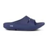 OOfos All Gender Ooahh Sandal - Navy - Regular (D) -Gazelle Sports Shop 1100NVY shot1 932x680 848a9649 90af 4f31 90c5 086914a7190f