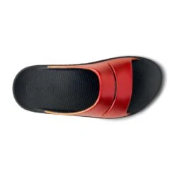 OOfos Women's Ooahh Luxe Slide - Solstice - Regular (B) -Gazelle Sports Shop 1101BLKSOLFR shot6 932x680 7aee9258 fd4b 4355 b190 f1c522c370d2