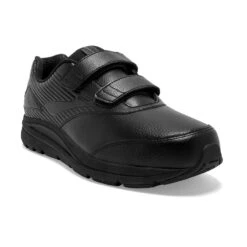 BROOKS Men's Addiction Walker V-Strap 2 Walking Shoe - Black/Black - Wide (2E) -Gazelle Sports Shop 110320 072 A Addiction Walker V Strap 2