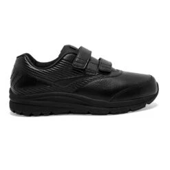 BROOKS Men's Addiction Walker V-Strap 2 Walking Shoe - Black/Black - Wide (2E)