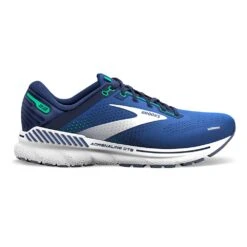 BROOKS Men's Adrenaline GTS 22 Running Shoe - Surf The Web/Blue/Irish Green - Regular (D)