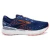 BROOKS Men's Glycerin GTS 20 Running Shoe - Blue Depths/Palace Blue/Orange - Wide (2E) -Gazelle Sports Shop 110383 444 L Glycerin GTS 20