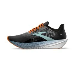 BROOKS Men's Hyperion Max Running Shoe- Black/Grey/Orange Clown Fish - Regular (D) -Gazelle Sports Shop 110390 019 M Hyperion Max
