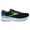 BROOKS Men's Adrenaline GTS 23 Running Shoe - Black/Hawaiian Ocean/Green- Regular (D) 1 BROOKS Men's Adrenaline GTS 23 Running Shoe - Black/Hawaiian Ocean/Green- Regular (D) -Gazelle Sports Shop 110391 006 L Adrenaline GTS 23