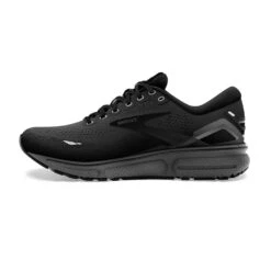 BROOKS Men's Ghost 15 Running Shoe - Black/Black/Ebony- Wide (2E) 12 BROOKS Men's Ghost 15 Running Shoe - Black/Black/Ebony- Wide (2E) -Gazelle Sports Shop 110393 020 M Ghost 15