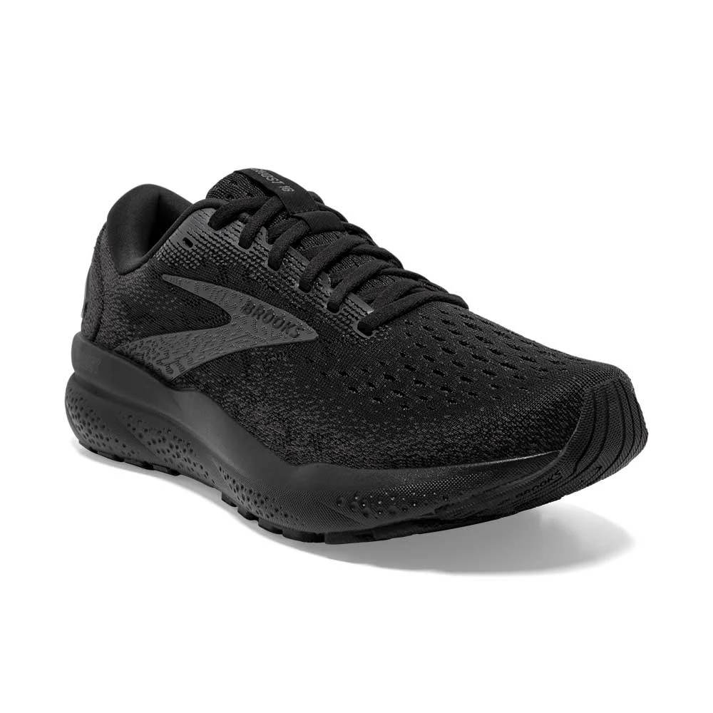 BROOKS Men's Ghost 16 Running Shoe - Black/Black/Ebony - Regular (D) 4 BROOKS Men's Ghost 16 Running Shoe - Black/Black/Ebony - Regular (D) - Image 2