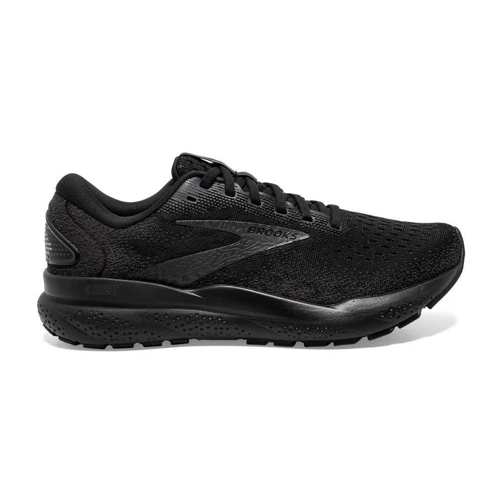 BROOKS Men's Ghost 16 Running Shoe - Black/Black/Ebony - Regular (D) 3 BROOKS Men's Ghost 16 Running Shoe - Black/Black/Ebony - Regular (D)