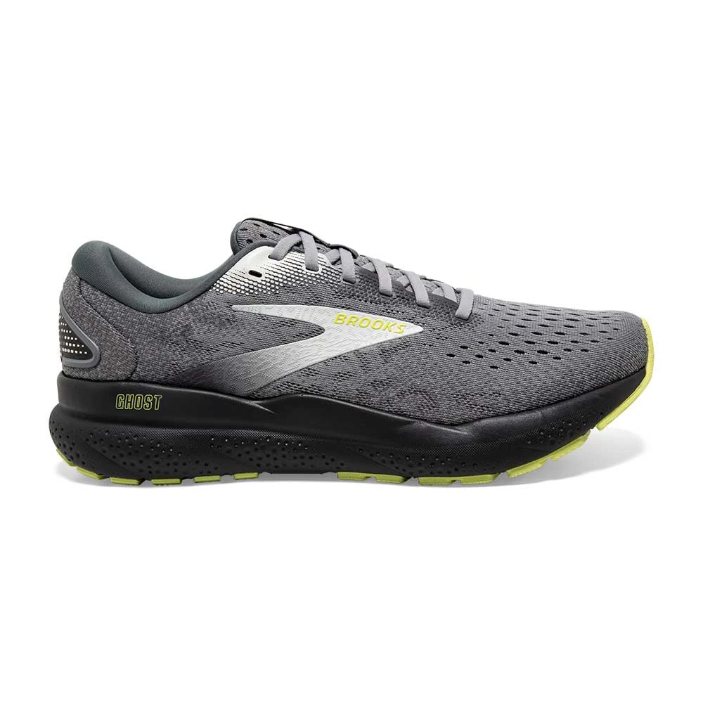 BROOKS Men's Ghost 16 Running Shoe - Primer/Grey/Lime - Wide (2E) 3 BROOKS Men's Ghost 16 Running Shoe - Primer/Grey/Lime - Wide (2E)